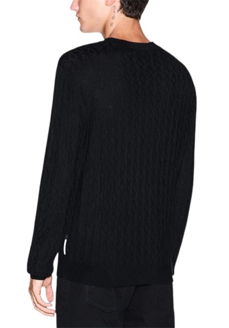 WAVE-PATTERNED PULLOVER ARMANI EXCHANGE | sweaters | XM000878 AF11982UC001